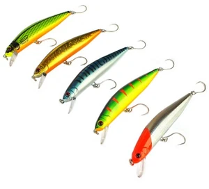 Chomp Lures Barra Boosta Hard Body 130mm 5 Pack Trolling Sinking Single Hooks - Picture 1 of 9