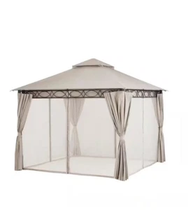 Hampton Bay - Palatine Mosquito Netting for Soft Top Gazebo 10 x 10 - New in box - Picture 1 of 2