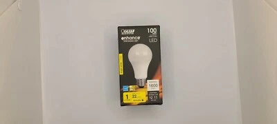 Feit Electric 100 Watt LED A19 Bulb Enhance Vivid Natural Light 100W 3000K - Image 1 of 2