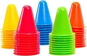 50Pcs Mini Cones for Traffic Cones Sports Cones Soccer Agility Footwork Training - Picture 1 of 10
