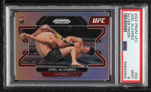 2022 Panini Prizm UFC Silver Prizm Joel Alvarez #93 PSA 9 MINT Rookie RC