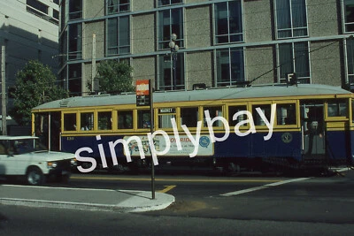 Foto original diapositiva San Francisco Muni Car #130, Market, CA 1985 Foto 1 de 3
