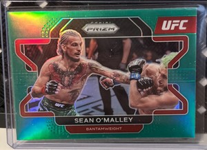 2022 Panini Prizm UFC Sean O’Malley Green Parallel #60