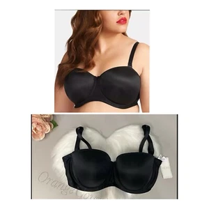 Women's Full Figure Smoothing Underwire Strapless Convertible Bra Uk 36F US 36G - Picture 1 of 18