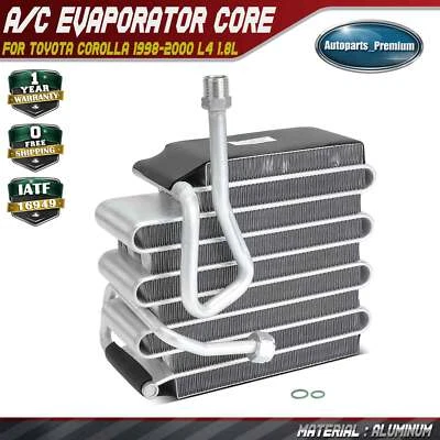 Aluminum A/C Evaporator Core for Toyota Corolla 1998 1999 2000 1.8L Serpentine - Image 1 of 4