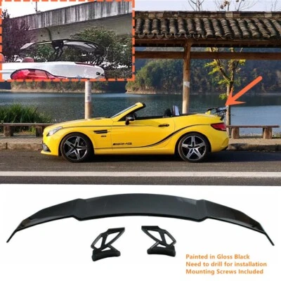 For Mercedes Convertible Painted Trunk Spoiler Wing V-Style Universal 56x8.7'' - Изображение 1 из 4