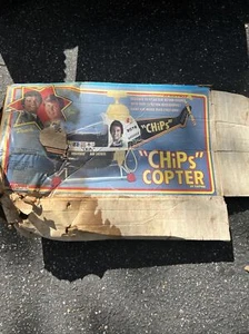 Vintage 1977 CHIPS Highway Patrol Helicopter Empire Toys Original Box. - Picture 1 of 6