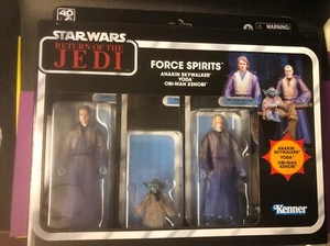 Star Wars Black Series Return Of The Jedi Force Spirits Anakin Yoda Obi-wan Set - Bild 1 von 7