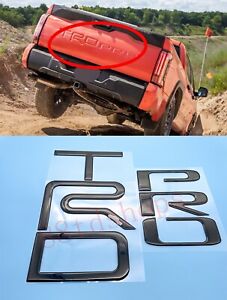 TAILGATE LETTERS INSERTS 3D DOMED GEL Fit 2022 AND UP TOYOTA TUNDRA TRD PRO