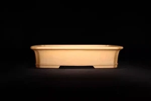 15" Chinese Classical Collection Refine Raw ore Handmade Potted Bonsai Plant Pot - Picture 1 of 7