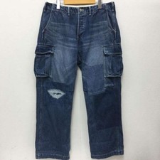 Momotaro Jeans Denim Pants Trousers Remake Processing Cargo