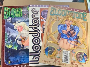 BLOODSTONE #1, #2,#3 MARVEL 1ST APPEARANCE ELSA NOSFERATU 2001 MCU LOW PRINT RUN - Picture 1 of 24