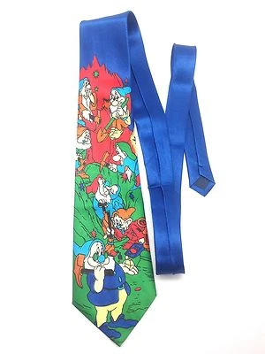 7 Enanos de Blancanieves Corbata Cuello Dopey Doc Sneezy Grumpy Tímido Feliz Disney GN Foto 1 de 3
