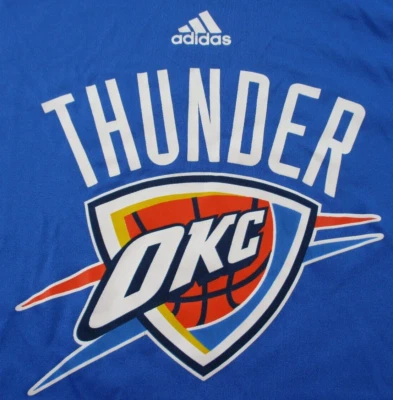 Oklahoma City Thunder Shirt Youth Extra Large XL 18 Blue NBA Casual Active Boys - Image 1 of 4