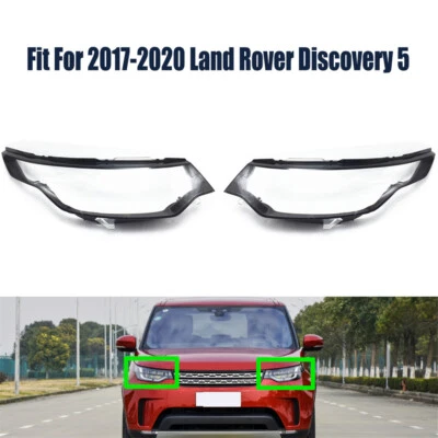 Par de cubiertas de lentes transparentes para faros Land Rover Discovery 2017-2020 5 Foto 1 de 4