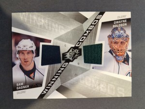 2008-09 SPx Winning Combos Sam Gagner Dwayne Roloson #WC-GR