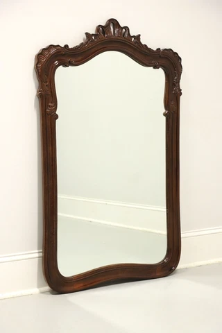 HENREDON Mahogany French Country Louis XV Wall Mirror Cover
