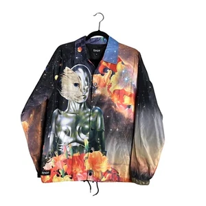 RIPNDIP Graphic Cat Alien Jacke Herren Gr. M leichter Windbreaker NEU - Bild 1 von 9