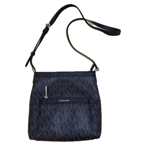 Borsa a tracolla Michael Kors MORGAN Med Messenger NERA MK Sig logo PVC