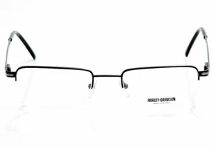 Harley Davidson HD271 BLK Black Semi Rim Optical Eyeglasses Frame 53-21-145 - Picture 1 of 2