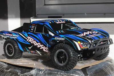 Traxxas TRX 68386 BLAU Slash 4x4 VXL Clipless 1:10 Short-Course NEU OVP BLUE - Bild 1 von 4