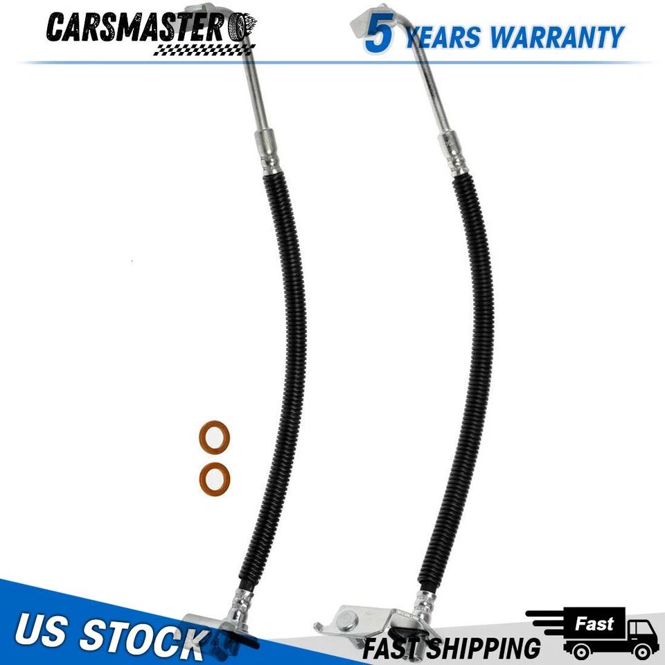 2 件前刹车线软管第一停止适用于凯迪拉克 CTS 2003 2004 2005 2006 — 第 1/1 张图片