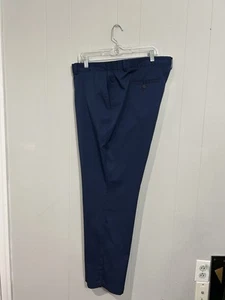 NEW WITHOUT TAGS MEN’S 42 X 32 NIKE GOLF DRI-FIT Stretch Navy Blue Pants Slacks - Picture 1 of 8