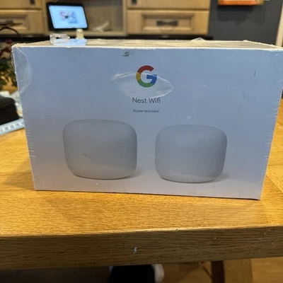 Google Nest Wifi Dual Band Mesh Router e Access Point - Nuovo e Sigillato - Immagine 1 di 4