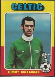 TOPPS 1975 SCOTTISH FOOTBALLERS- #067-CELTIC-TOMMY CALLAGHAN - Picture 1 of 2