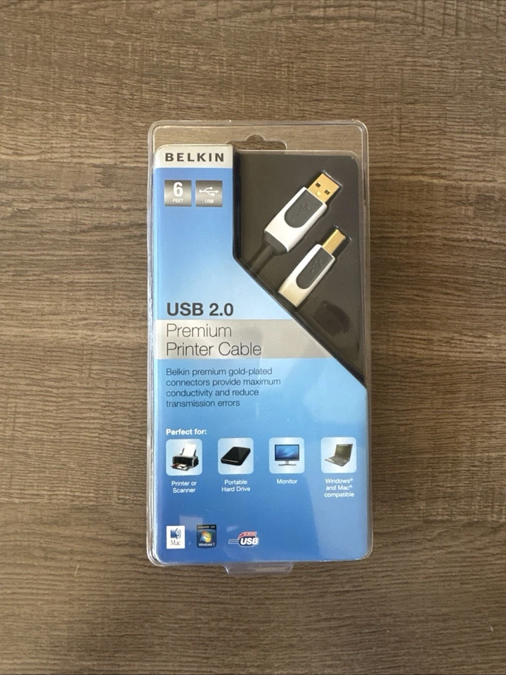 Belkin Usb 2.0 Premium Printer Cable - Image 1 of 1