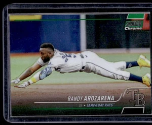Randy Arozarena 2022 Stadium Club Chrome Green Refractor 27/99 #37 Rays - Picture 1 of 2