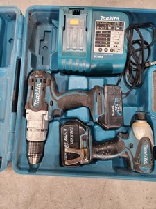 Makita 18v Hammer Drill / Impact Driver Set - Picture 1 of 12