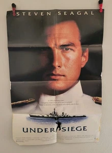Under Seige Vintage Original Movie Poster 1992 Steven Seagal 40x27 - Bild 1 von 5