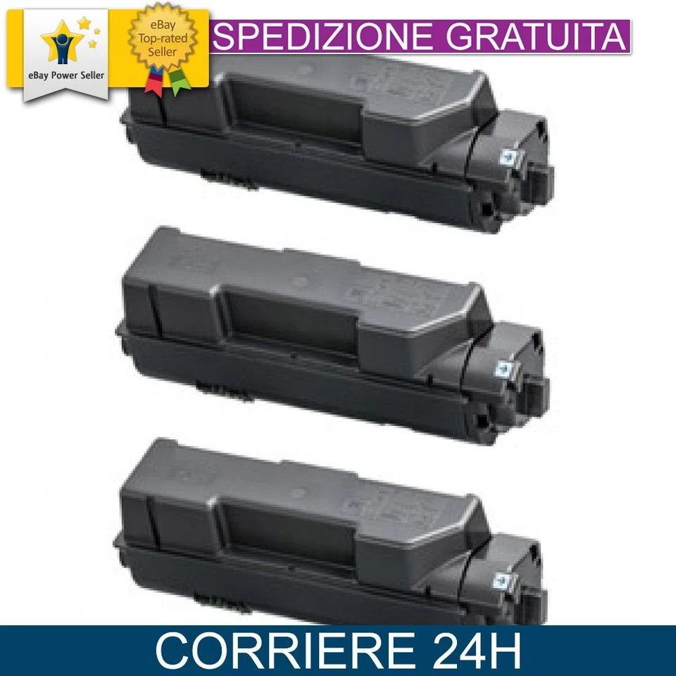 CARTUCCE IN SCONTO 3 TONER TK-1160 COMPATIBILE PER KYOCERA ECOSYS P2040DW P2040DN P2040DW P2040DN