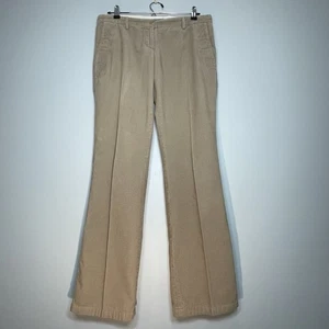 IRMA BIGNAMI Women's Tan Corduroy Pants 100% Cotton Made in Italy Size 44 (US 8) - Picture 1 of 9