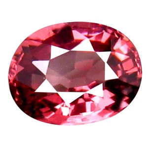 1.10 ct Magnificent Oval Cut (7 x 5 mm) Tanzania Pink Malaya Garnet Gemstone - Picture 1 of 1