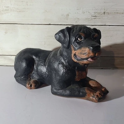 Фигурка ротвейлера коллекционная статуэтка с ручной росписью - Изображение 1 из 4