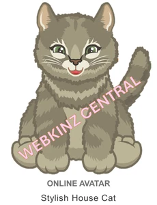 Webkinz Clásico Elegante Casa Gato *Solo Código* (~mensaje~) - Imagen 1 de 4