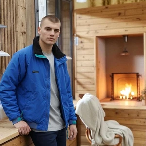 Vintage 90's Y2k Men's Columbia Gizzmo Blue/ Teal Ski Jacket Size M Fleece Lined - Picture 1 of 5