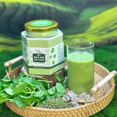 Polvo de frijol verde orgánico 500 g vietnamita Rau Ma Dau Xanh natural Foto 1 de 4