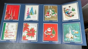 Cartera de catálogo de muestras de vendedor de tarjetas de Navidad vintage de los años 50 excelente leer - Imagen 1 de 16