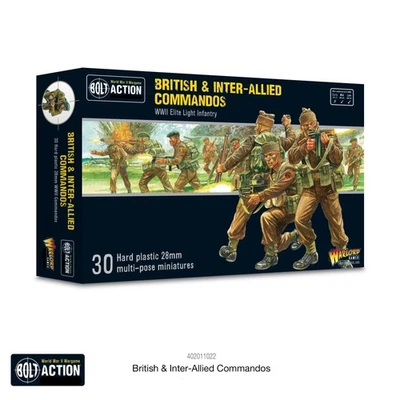 Warlord Games Bolt Action 402011022 Plastic British & Inter-Allied Commandos - Image 1 of 4