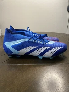 Adidas Predator Accuracy.1 FG Soccer Cleats Size 12 Men Blue GZ0038 Football - Picture 1 of 8