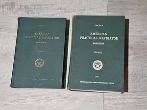 1977/1975 American Practical Navigator Bowditch Pub. No. 9 Volume 1  And 2 - Foto 1 di 10