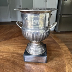 Vintage Silber Urne Trophäe Auszeichnung Champagner Eimer St John’s Concourse D’Elegance - Bild 1 von 9