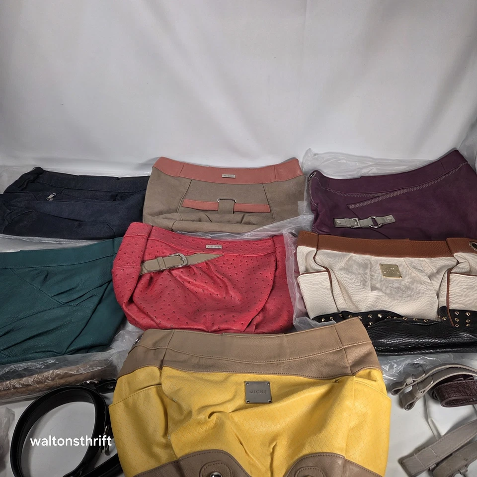 MICHE Purse & Cover LOT Brown Classic Base Bag With 7 Shells And Accessories - Image 1 of 4