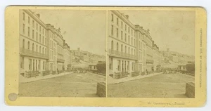 D1457 ~ IRLAND - Queenstown Street um 1877 Stereoview - Kilburn - Bild 1 von 2