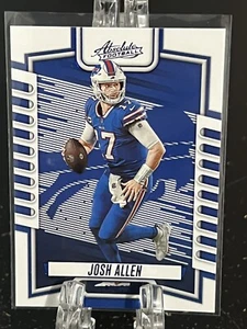 JOSH ALLEN-----2023 PANINI----ABSLOUTE-----BLUE----BUFFALO BILLS - Picture 1 of 2