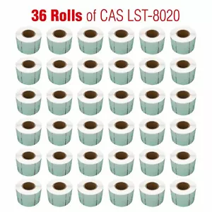 CAS LST-8020 Printing Scale Label, 58 x 60 mm, UPC/Ingredients "36 ROLLS" - Picture 1 of 3