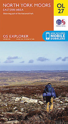 OL27 North Yorkshire Moors Eastern Area Ordnance Survey Explorer Map OL 27 • 7.49£